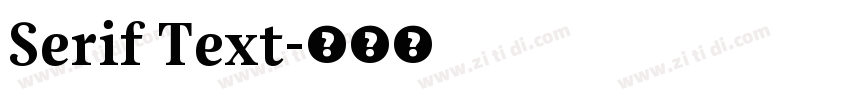 Serif Text字体转换